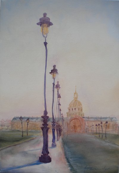 Lyktestolpe foran Dome Church, 2010 av Antonia Myatt