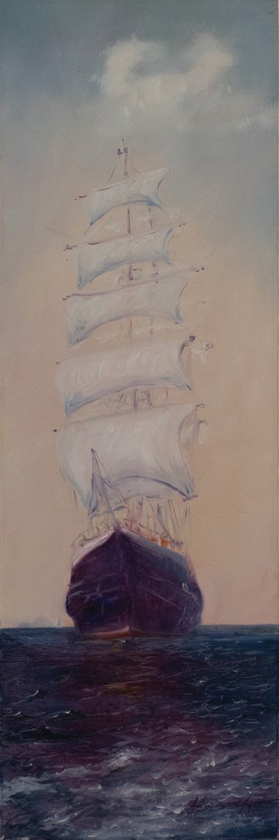 Tenacious, fullt salg, 2008 (olje på lerret) av Antonia Myatt