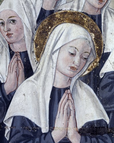 Saint Frances av Roma, 1468 av Antoniazzo Romano