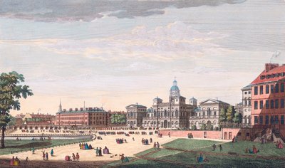 Parade of St James Park, London 1700-tallet av Antonio (after) Canaletto