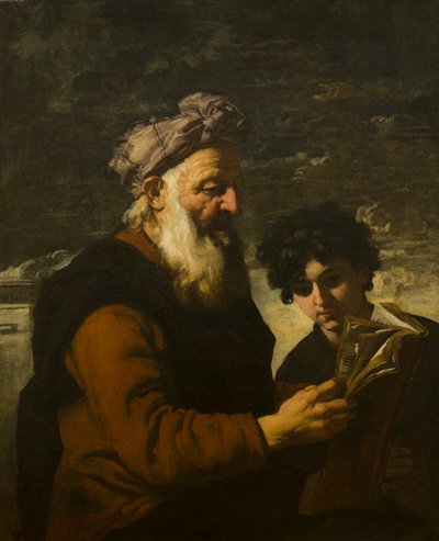 Seneca Instructing Nero, ca. 1651-1722 (olje på lerret) av Antonio (attr. to) Zanchi