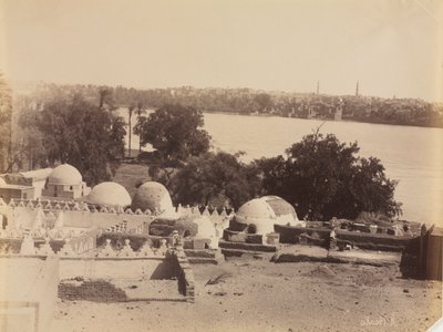 Asyut, utsikt fra fjellet av Antonio Beato