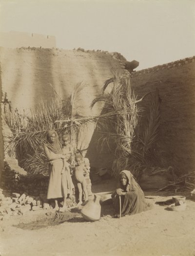 Berber-familien, Egypt av Antonio Beato