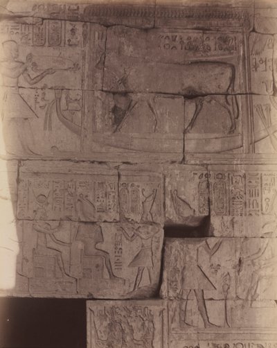 Deir el-Medineh, Sacred Barge av Antonio Beato