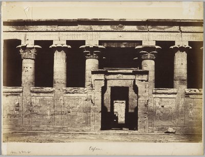 Edfu, Egypt av Antonio Beato