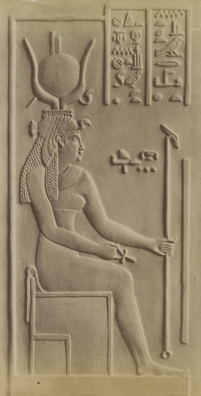 Isis, tempel i Dendera av Antonio Beato