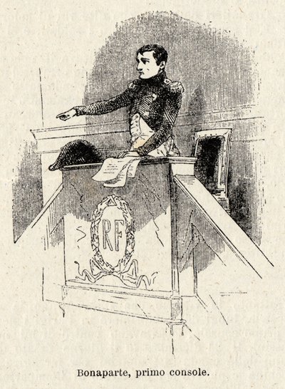 Napoleon Bonaparte ble valgt til den franske republikkens første konsul i 1799 av Antonio Bonamore