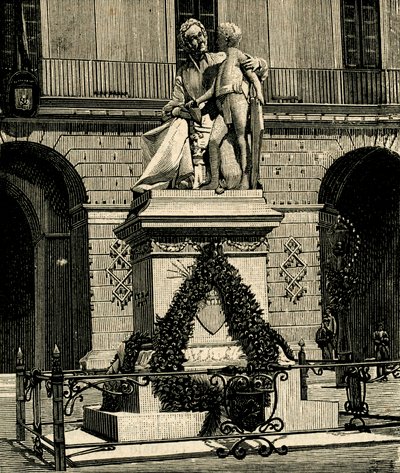 Monument til Francesca Capece (1769-1848), av Antonio Bortone (1844-1938), Maglie, Apulia, Italia av Antonio Bortone