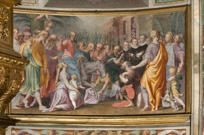 Antonio Campi, Jesu inntog til Jerusalem 1582-84 av Antonio Campi