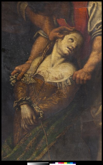 Martyrdommen til Saint Catherine av Antonio Campi