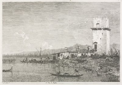Utsikt: Tårnet i Malghera av Antonio Canaletto