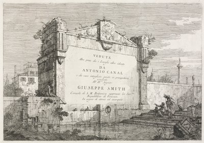 Visninger: Tittelside av Antonio Canaletto