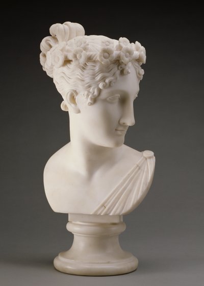 Leder for en danser, 1820 (marmor) av Antonio Canova