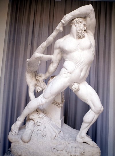 Hercules and Lycas av Antonio Canova (1757 - 1822). av Antonio Canova