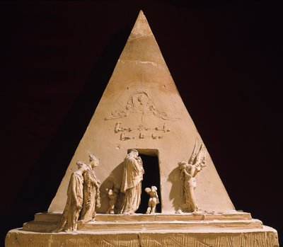 Monument til Titian av Antonio Canova (1757-1822), terrakottamodell av Antonio Canova