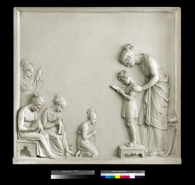 Undervisning, 1795 (gips) av Antonio Canova