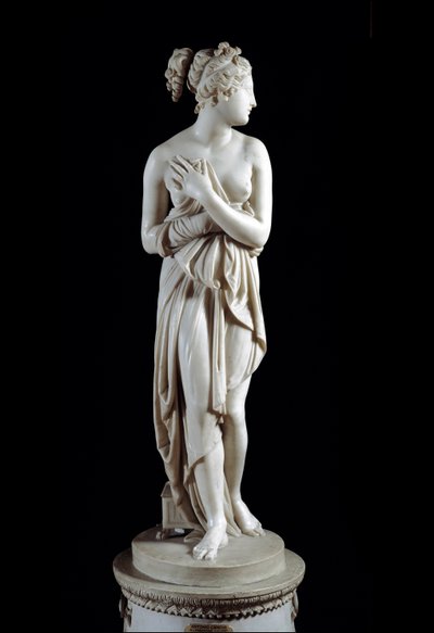 Venere Italica (Venus) - Marmorstatue (h. 172 cm), av Antonio Canova (1757 - 1822) av Antonio Canova