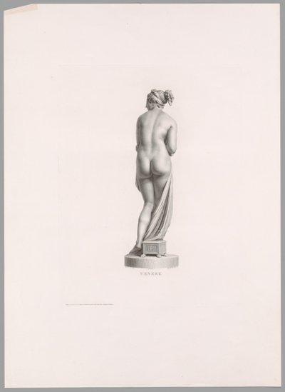 Venus, sett bakfra, fra Work av Canova av Antonio Canova