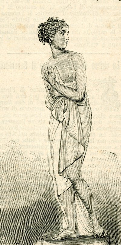 Venus Italica, av Antonio Canova (1757-1822), Galleria Palatina, Firenze, Toscana, Italia av Antonio Canova