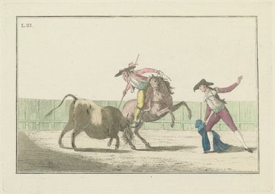 Plate III, fra serien Collection of the Main Actions in a Bullfight av Antonio Carnicero