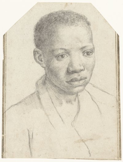 Portrett av en svart gutt av Antonio Carracci