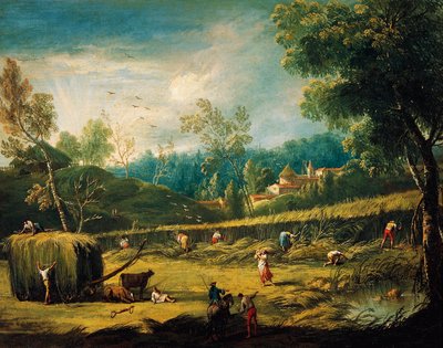 Sommeren, av Antonio Diziani (1737-1797), maleri. av Antonio Diziani