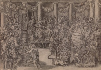 Scipio bankett, 1543. av Antonio Fantuzzi