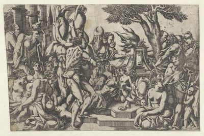 Offerscene av Antonio Fantuzzi