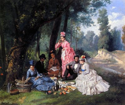 En sommerlunsj av Antonio Garcia Mencia