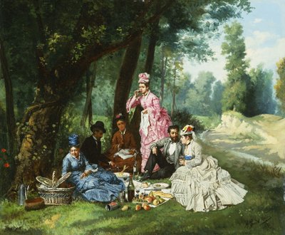 Pikniken, 1874 av Antonio Garcia Mencia