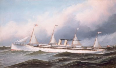 S.M. Linjeskipet Kaiser Wilhelm II. av Antonio Jacobsen