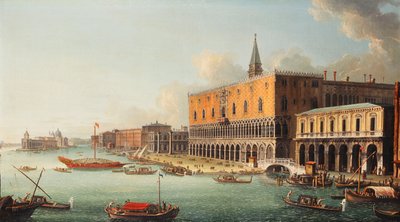 Bacino di San Marco, Venezia, vestover, ca. 1740-tallet av Antonio Joli