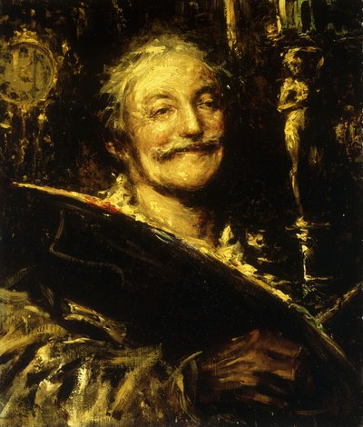 Et selvportrett, av Antonio Mancini