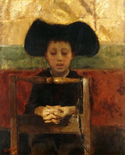 Altergutten ber, ca. 1865-1875 av Antonio Mancini