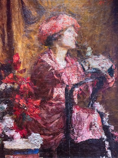 Enrica i lilla av Antonio Mancini