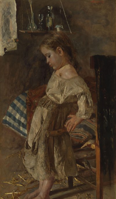 det stakkars barnet av Antonio Mancini