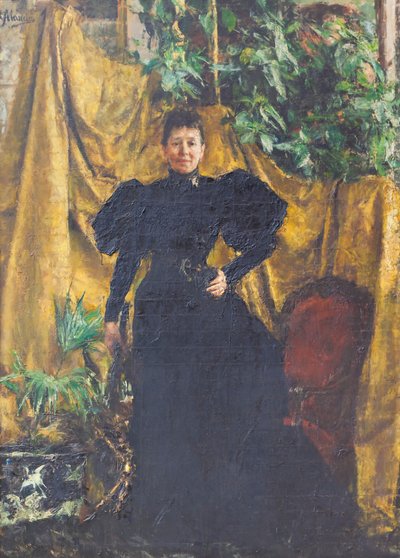 Portrett av Signora Pantaleoni av Antonio Mancini