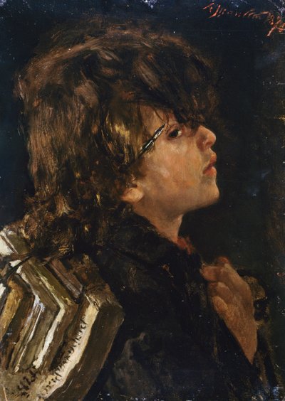 Skolegutt av Antonio Mancini