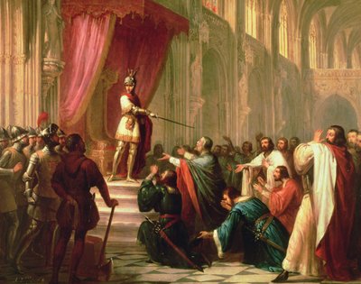 The Bell of Huesca (olje på lerret) av Antonio María Esquivel y Suárez de Urbina