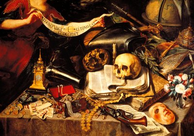 Livets opplysning, detalj av Antonio Pereda y Salgado