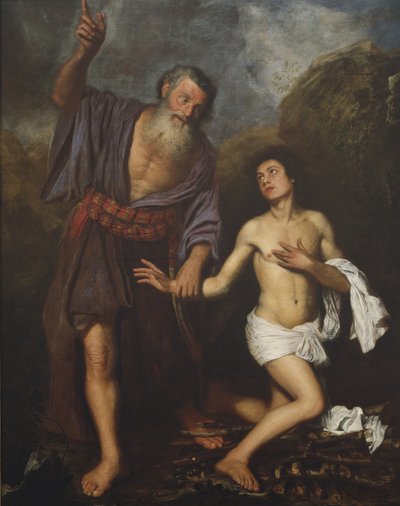 The Sacrifice of Isaac, ca. 1659 (olje på lerret) av Antonio Pereda y Salgado