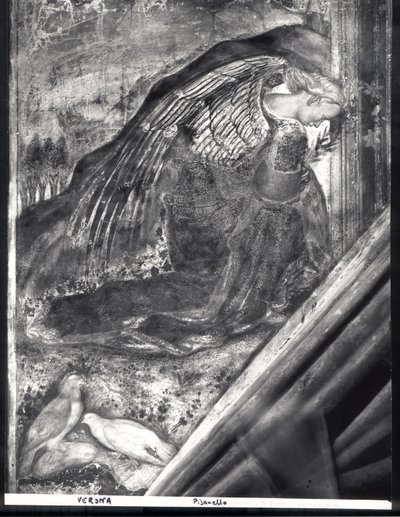 Erkeengel Gabriel, detalj fra kunngjøringen av Antonio Pisanello