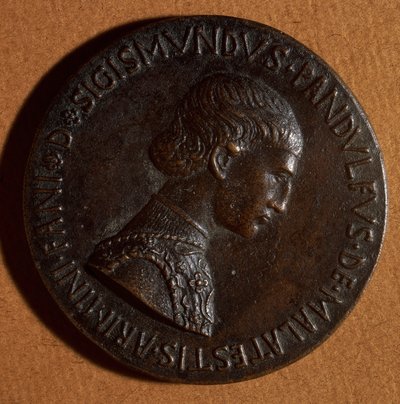 Skulptur av Sigismondo Pandolfo Malatesta (Rimini, Rimini-1417 av Antonio Pisanello