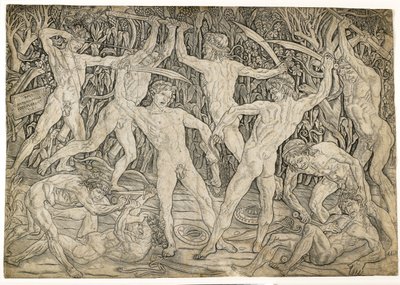 Battle of the Nudes av Antonio Pollaiuolo