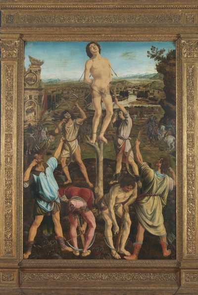 The Martyrium of Saint Sebastian, 1475 av Antonio Pollaiuolo