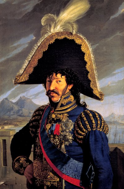 Portrett av Joachim Murat av Antonio Raffaele Callander