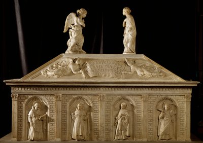 Begravelsesmonument til den salige Marcolino Amanni av Antonio Rossellino