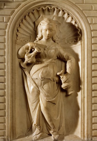Begravelsesmonument til den salige Marcolino Amanni av Antonio Rossellino