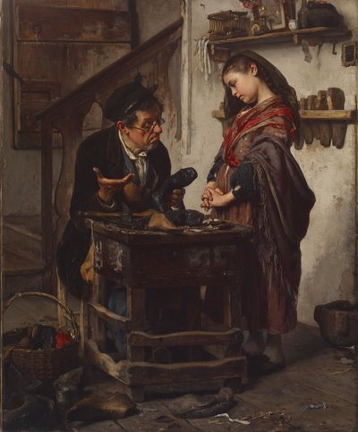 The Hopeless Case, 1871 (olje på stoff) av Antonio Rotta