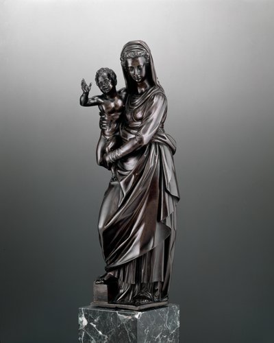 Jomfru og barn, ca. 1600 (bronse) av Antonio Susini